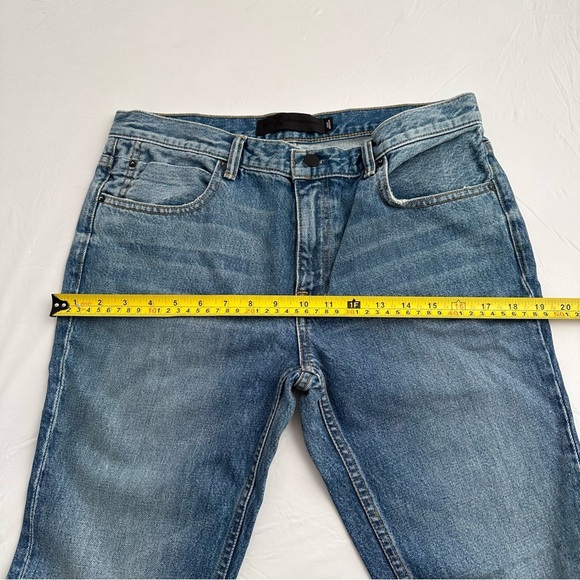 Denim X Alexander Wang Trap cropped blue denim jeans 29 - Picture 8 of 13